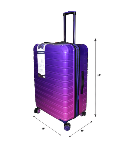 ifly luggage trolley travel bag 2 handle 24" china d815