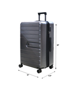 fiber luggage trolley travel bag 2 handle 28" china 499b