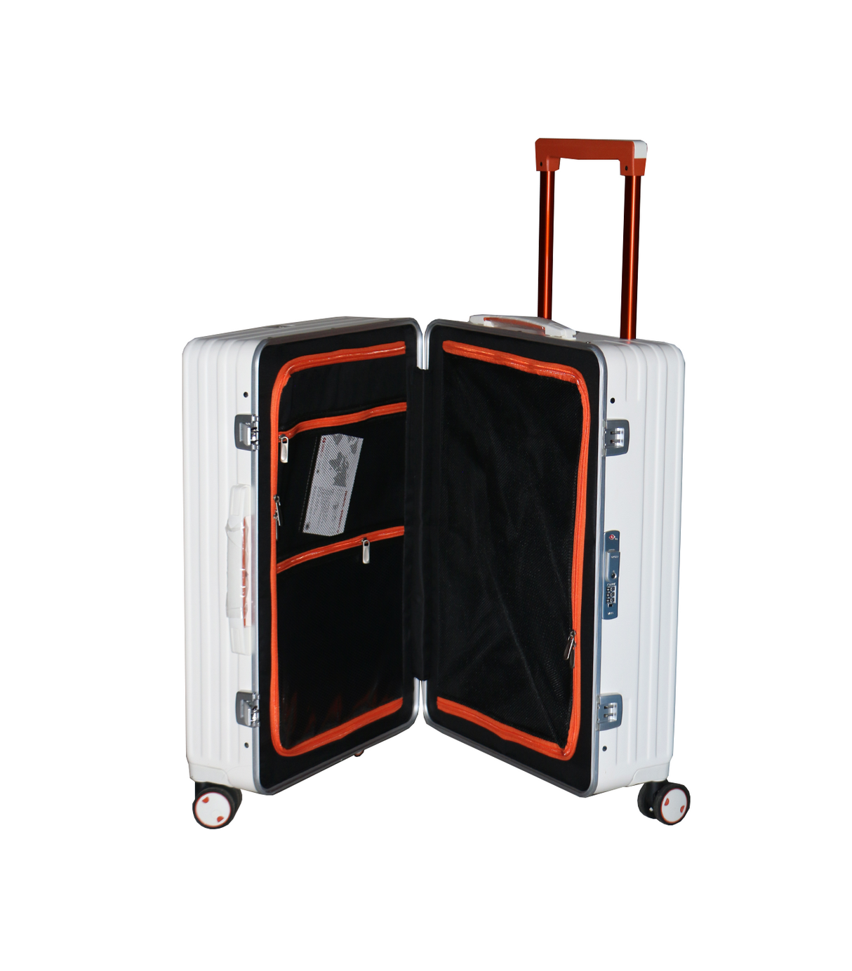 fiber luggage trolley suitcase 23.5" china