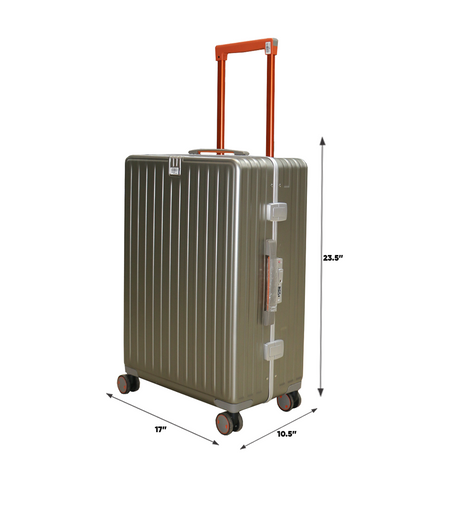 fiber luggage trolley suitcase 23.5" china