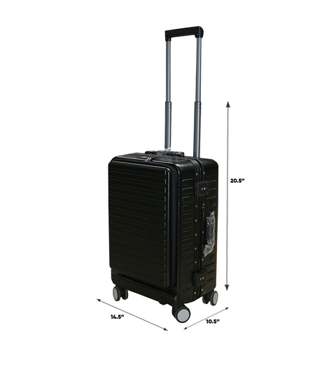 fiber luggage trolley suitcase 20.5" china