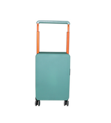 fiber luggage trolley suitcase 19.5" china