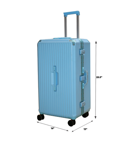 suitcase 3 handles, usb & glass holder 27.5" china