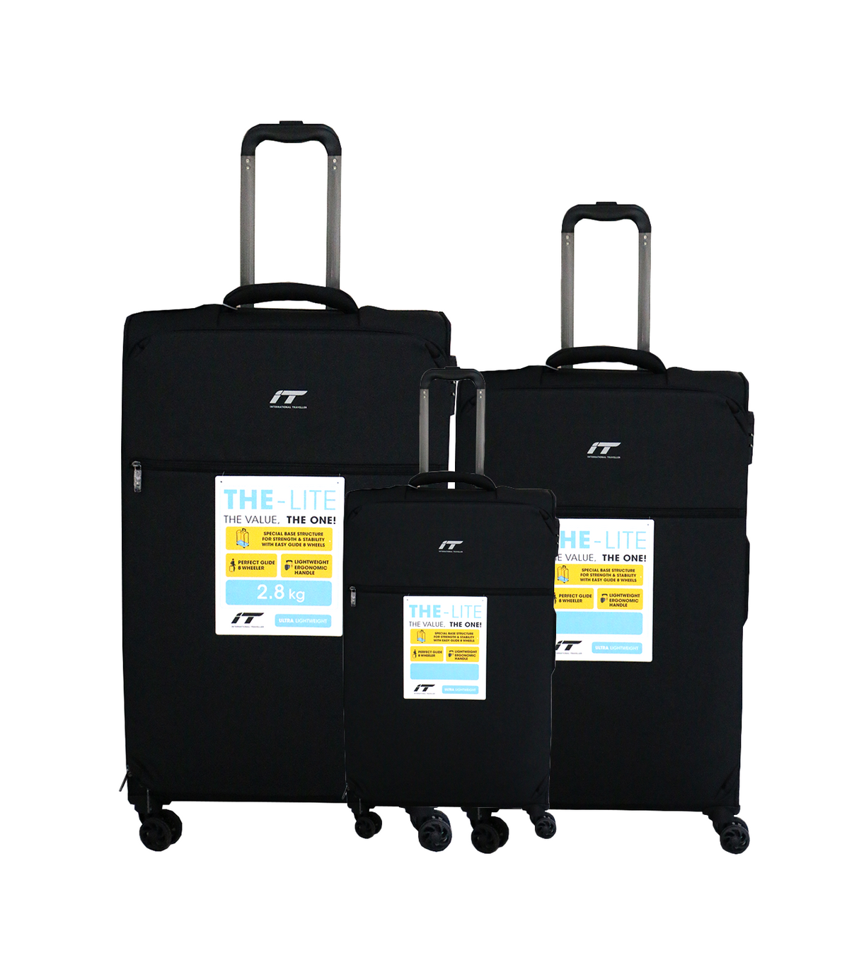 it luggage trolley travel bag set china 1191