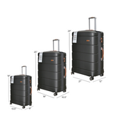 it luggage trolley travel bag set china 2312