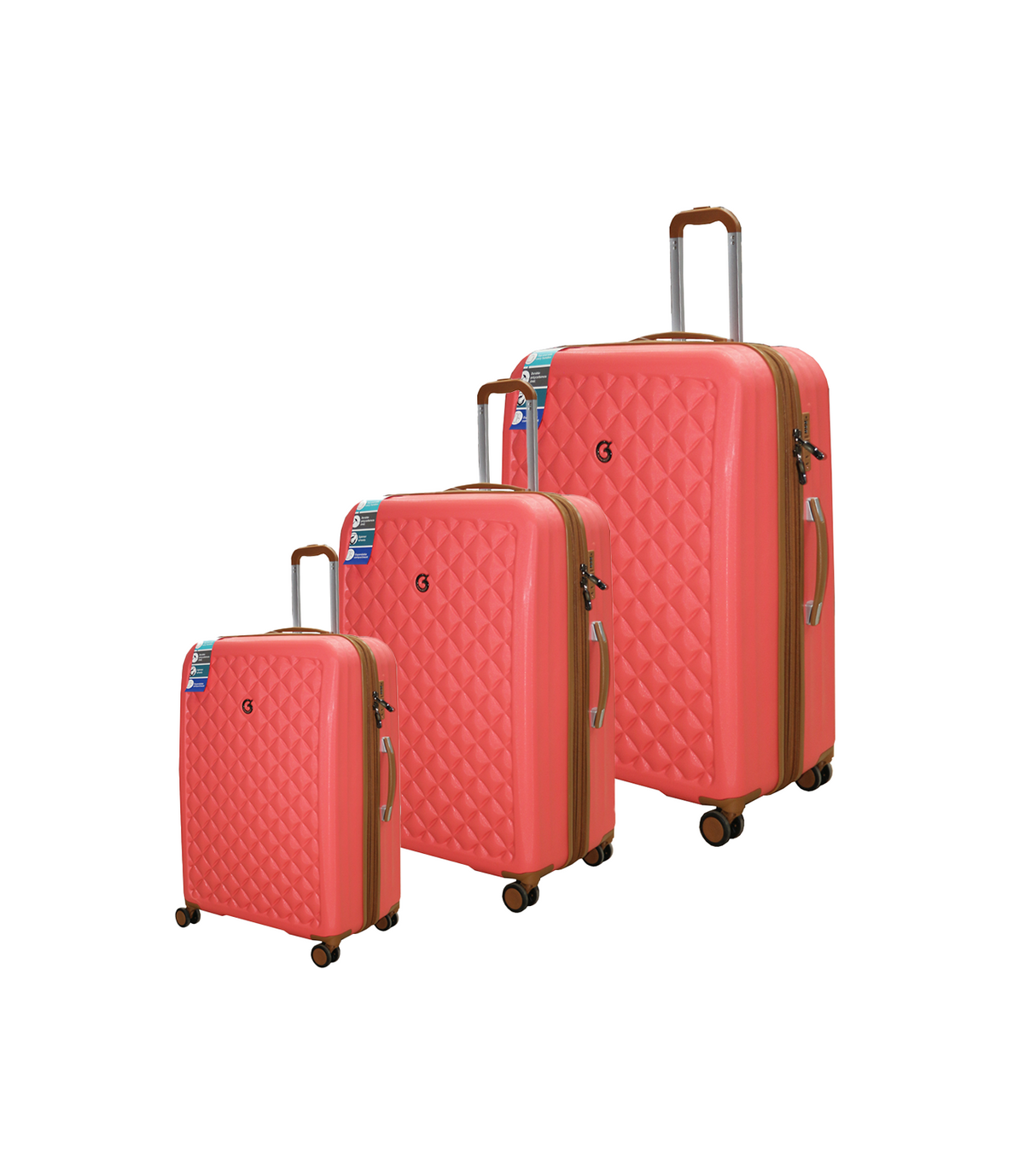 goby luggage trolley travel bag set china 3603