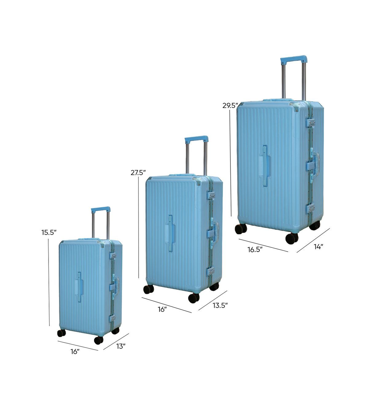 fiber suitcase luggage set china d102