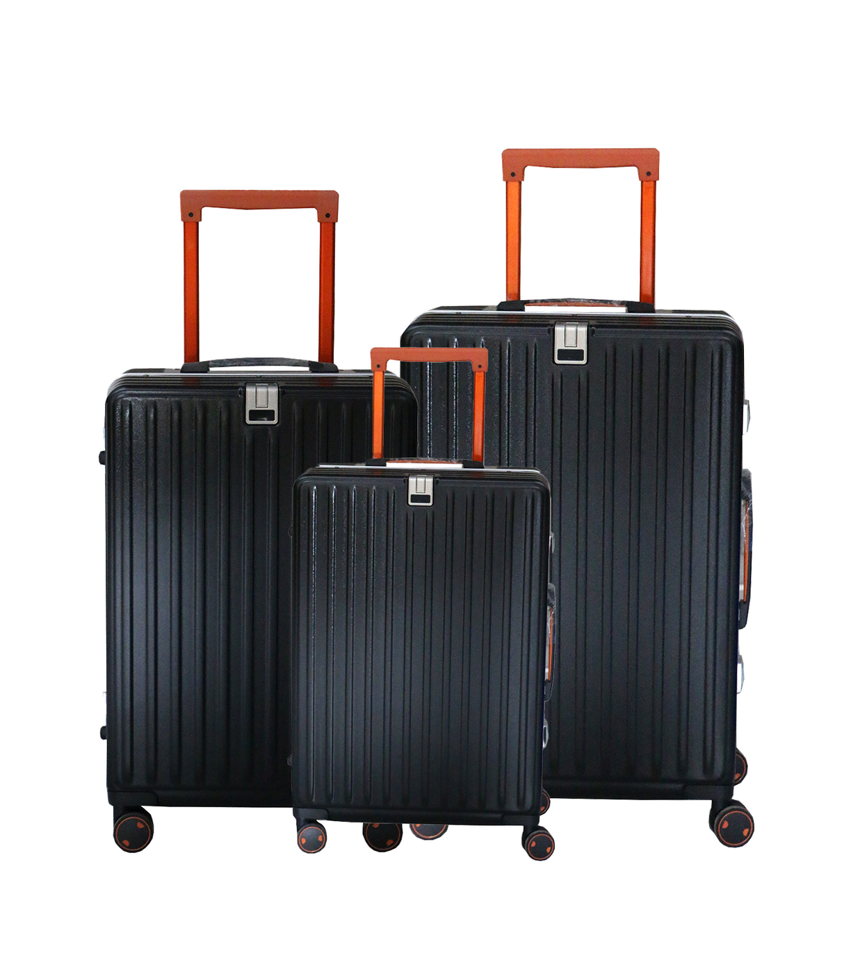 fiber luggage trolley suitcase set china