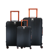 fiber luggage trolley suitcase set china