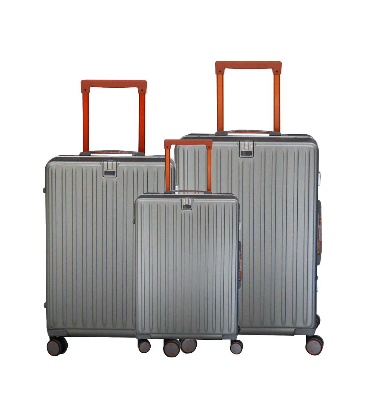 fiber luggage trolley suitcase set china