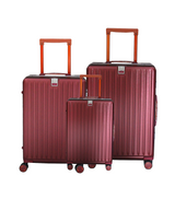 fiber luggage trolley suitcase set china