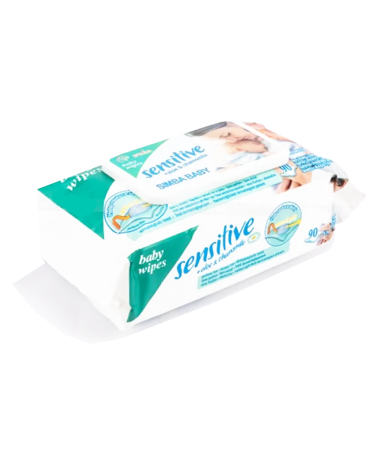 sensitive aloe & chamomile baby wipes 90pc china d805