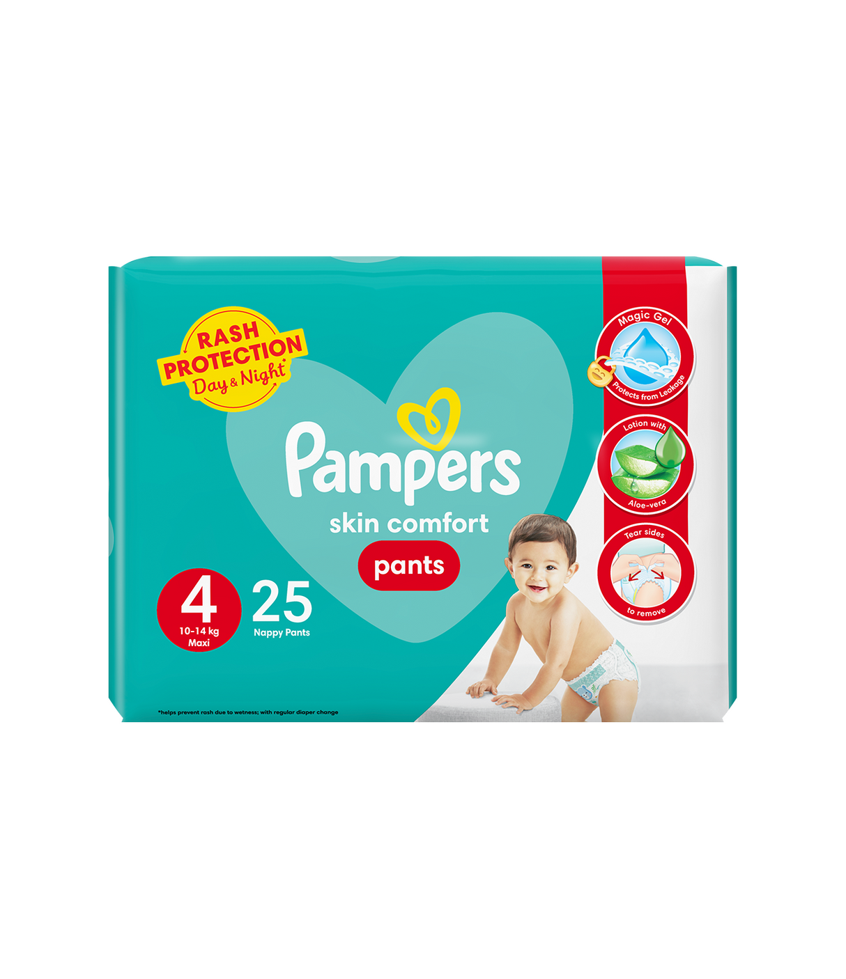 pampers pants economy pack maxi 4 25pc