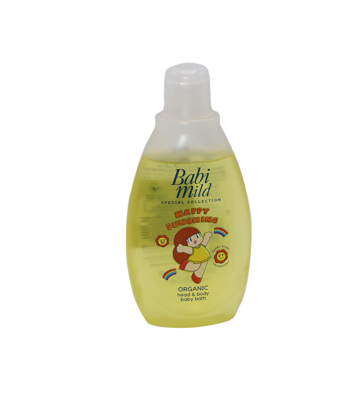 babi mild baby bath happy sunshine 180ml