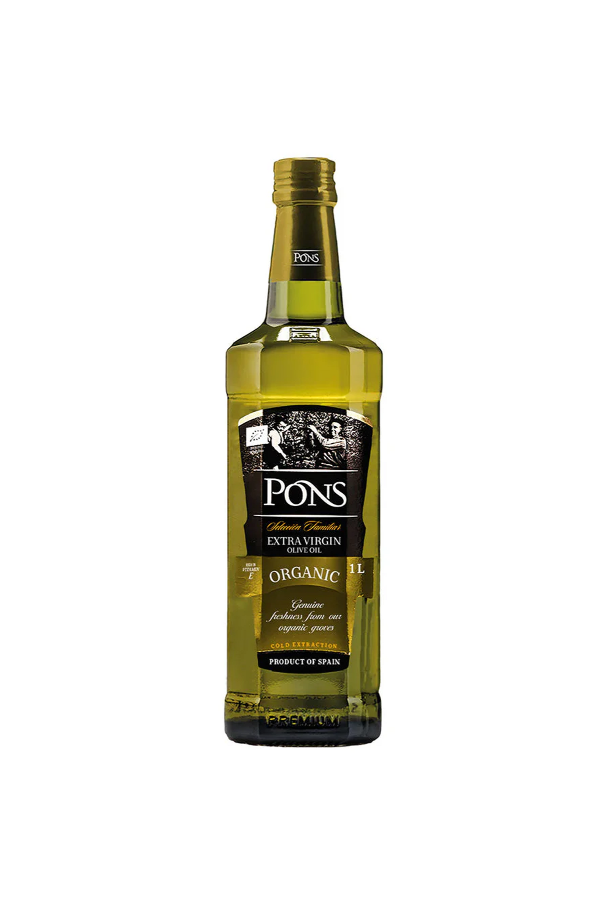 pons olive oil extra virgin organic 1l
