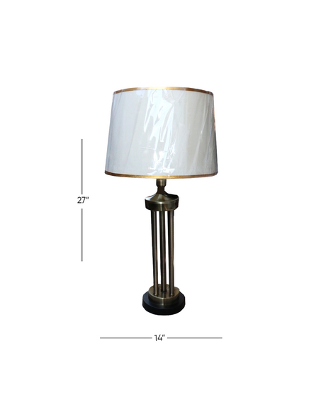 table lamp metal 5rod design 27"x14" china d142