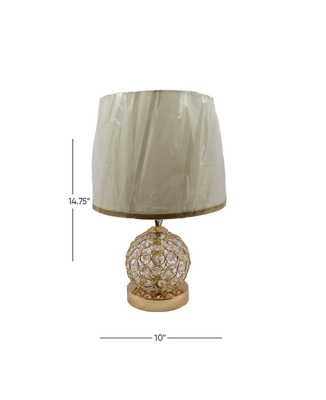 table lamp fancy 14.75"x10" china d396