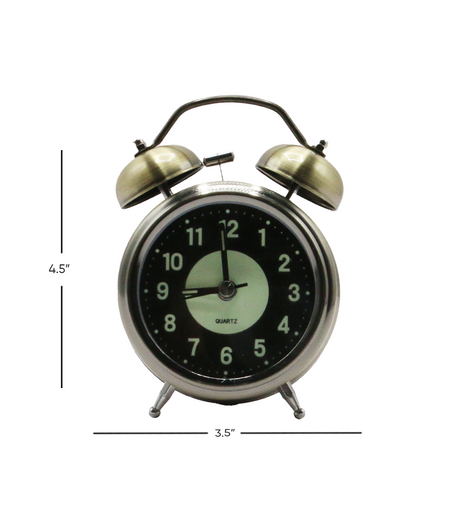 table clock alarm 4.5"x3.5" d669