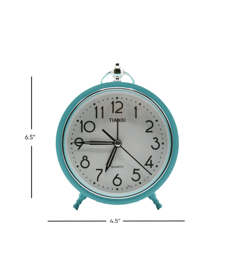 table clock alarm 6.5"x4.5 tx280