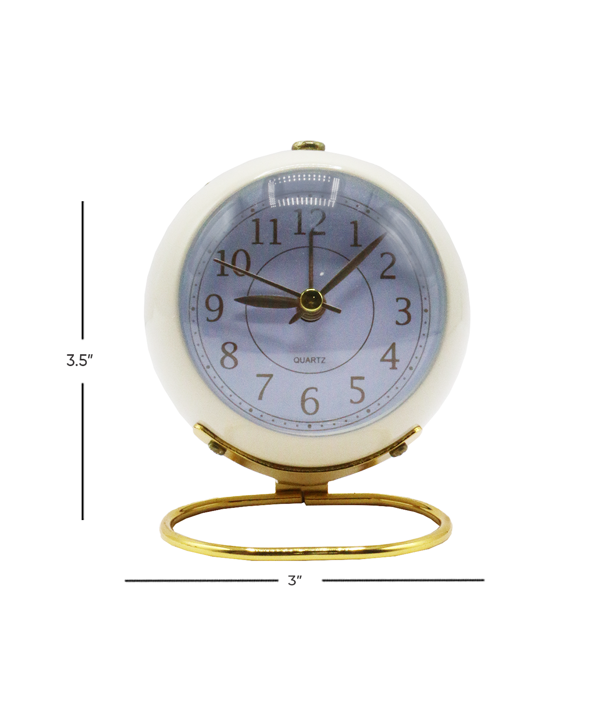 table clock alarm 3.5"x3" d01