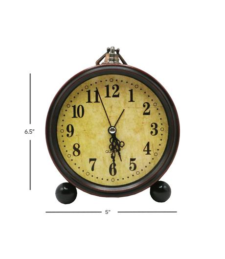 table clock alarm 6.5"x5 d011