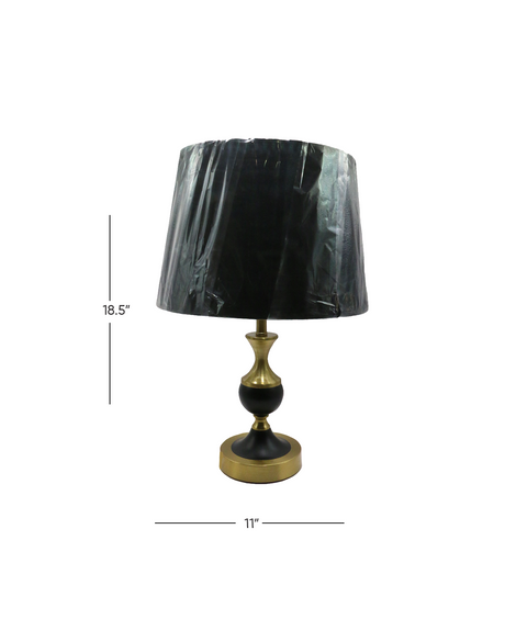 table lamp metal 18.5"x11" china d765