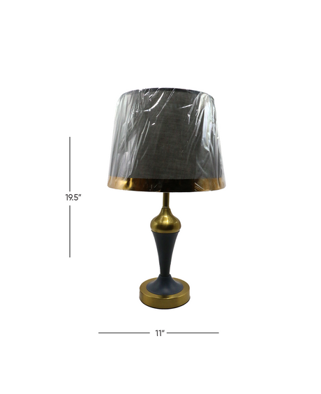 table lamp metal 19.5"11" china d766