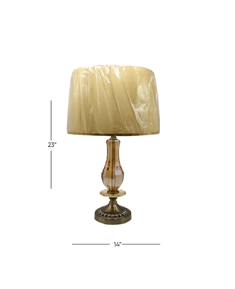 table lamp crystal 23''x14'' china d356