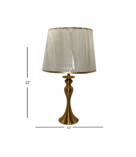 metalic table lamp 22''x12'' china cc-1