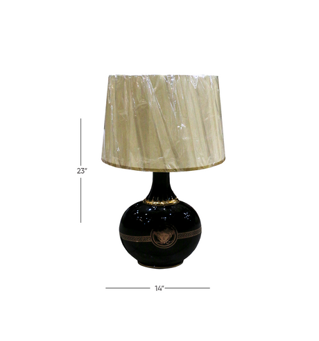 table lamp versace 23"x14" china d676