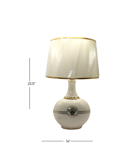 table lamp versace 23.5"x14" china d677