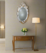 wall decorative mirror oval 29''x18'' china 106