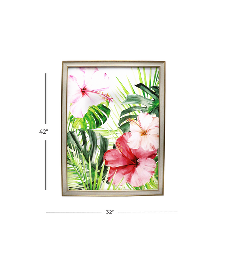 printed card frame scenery 42x32cm china d839