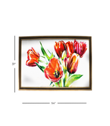 printed card frame scenery 31x54cm china d852