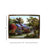 printed card frame scenery 59x45cm china d853