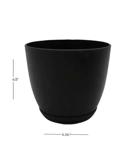 plastic planter 4.5''x5.25'' china d953