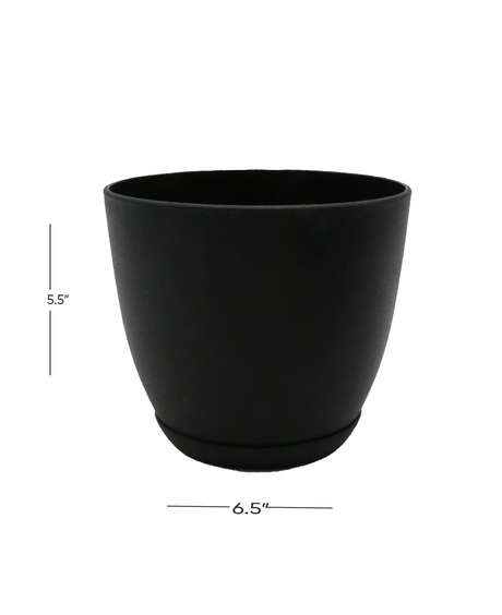 plastic planter 5.5''x6.5'' china d955