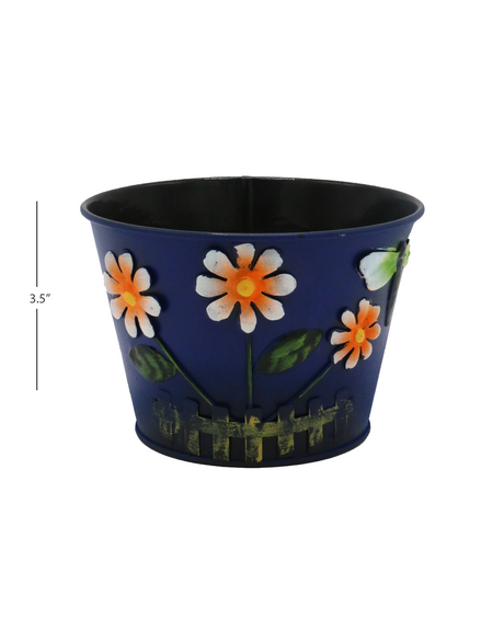 metal table planter 3.5''h china d095