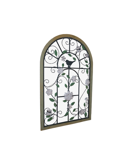 metal antique wall decor window 39''x24'' 1187