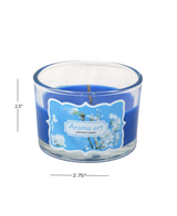 scented wax candle & jar 1pc 75