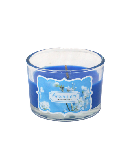 scented wax candle & jar 1pc 75