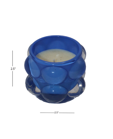 scented wax candle & jar 1pc 202315