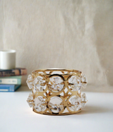 fancy mini candle holder 1.5"hx 2"w china d507