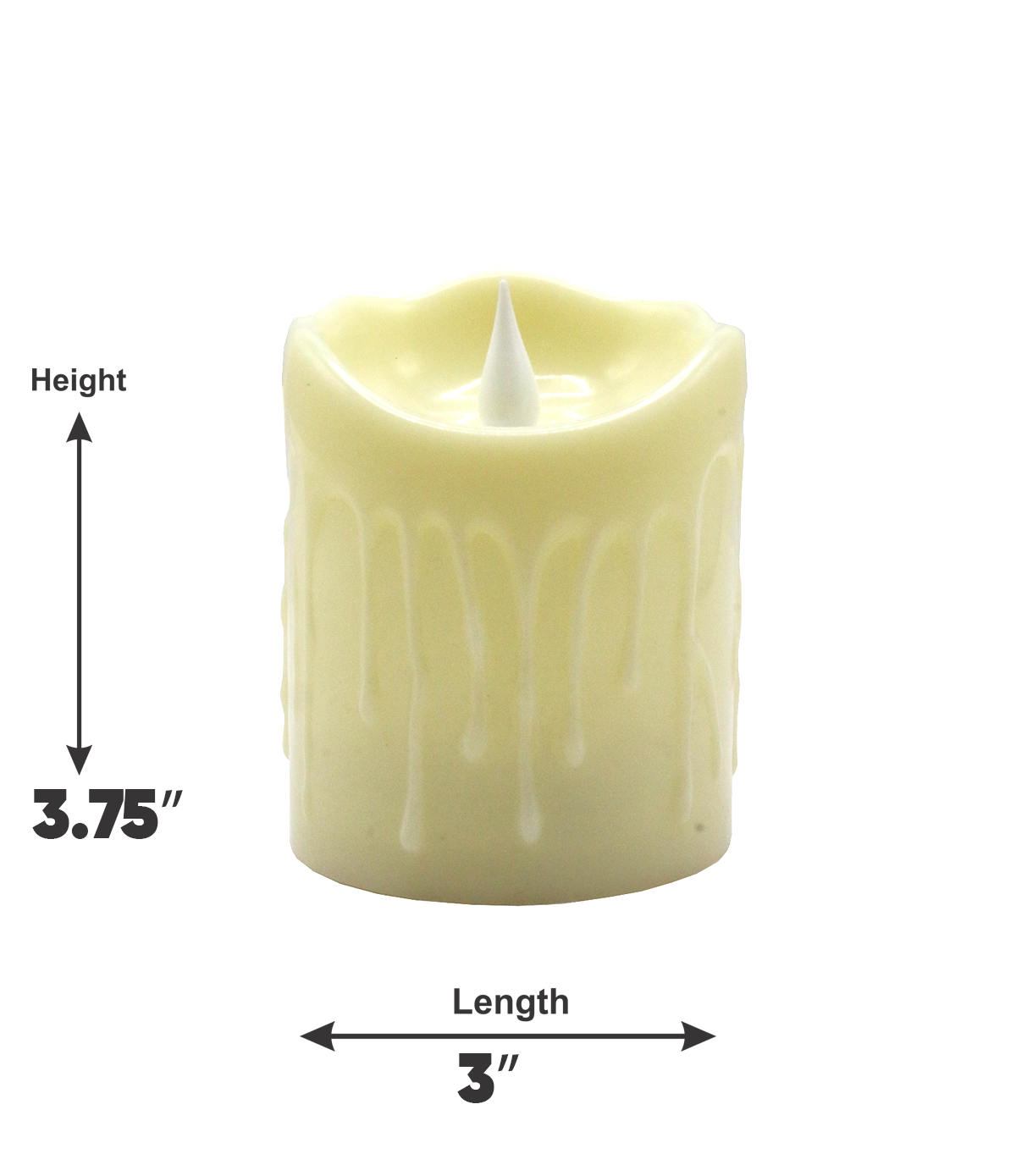 led candle m 1pc 978-4 (min 2pc order)