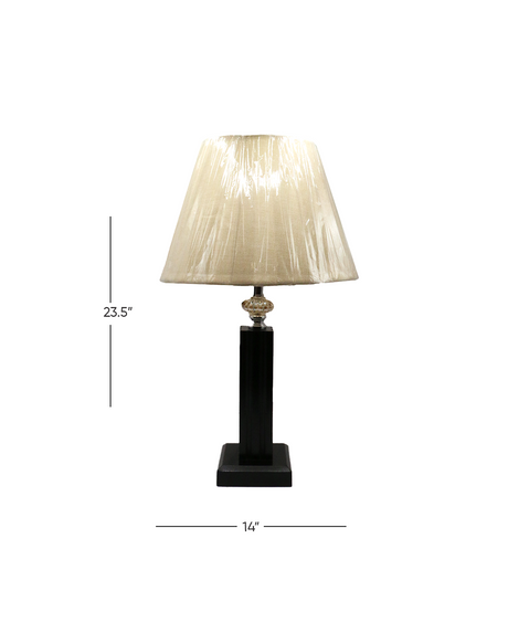 table lamp wood lasani 23.5"x14" d809