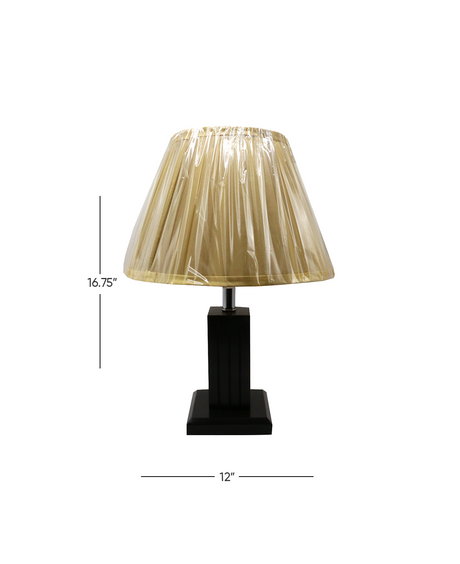 table lamp wood lasani 16.75"x12" d810