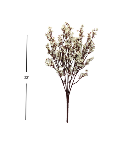 flower bunch white cherry blossom 22" china d330