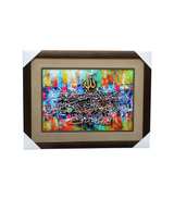 quranic calligraphy scenary frame 12x16