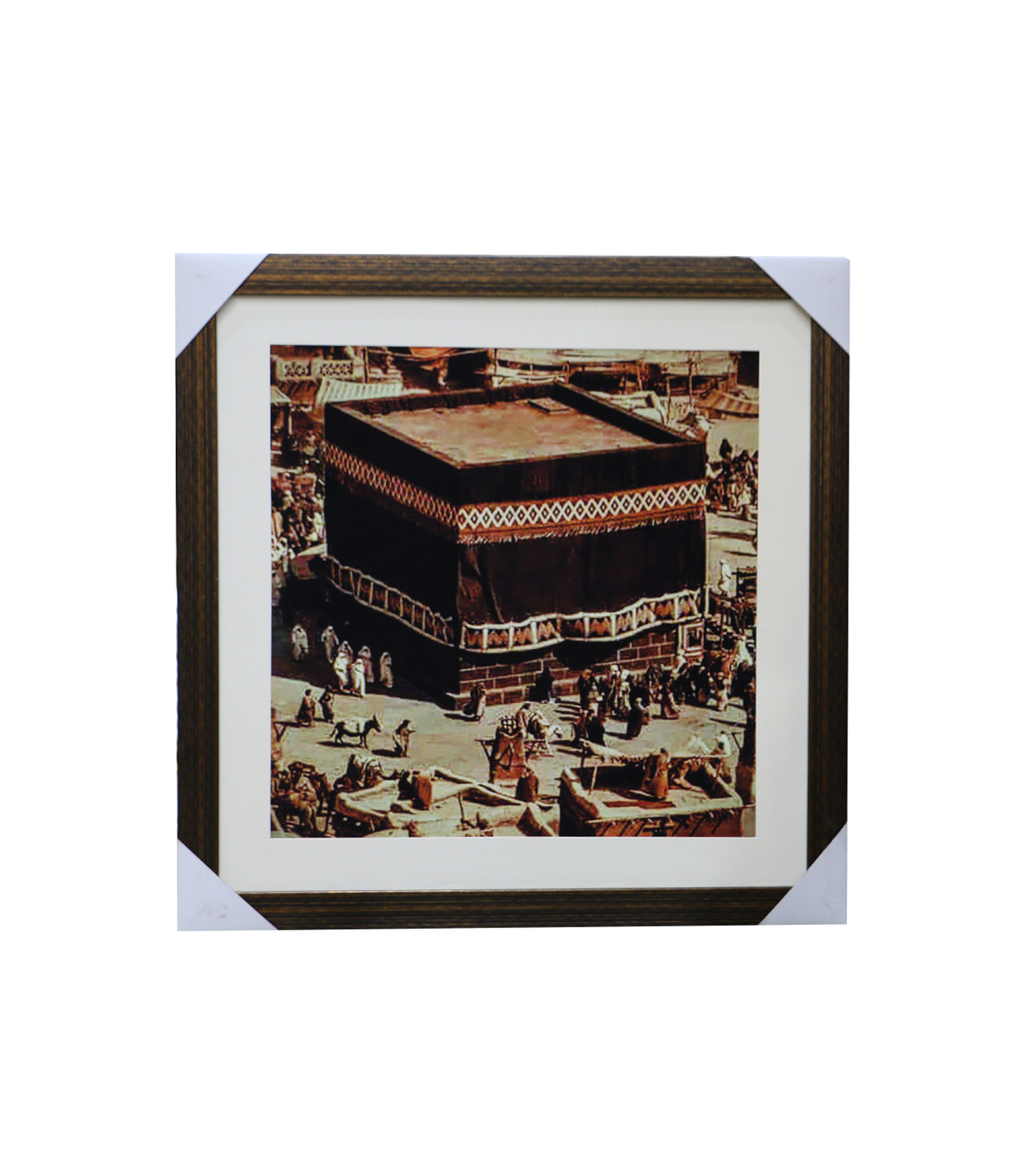 quranic calligraphy scenary frame 15x15