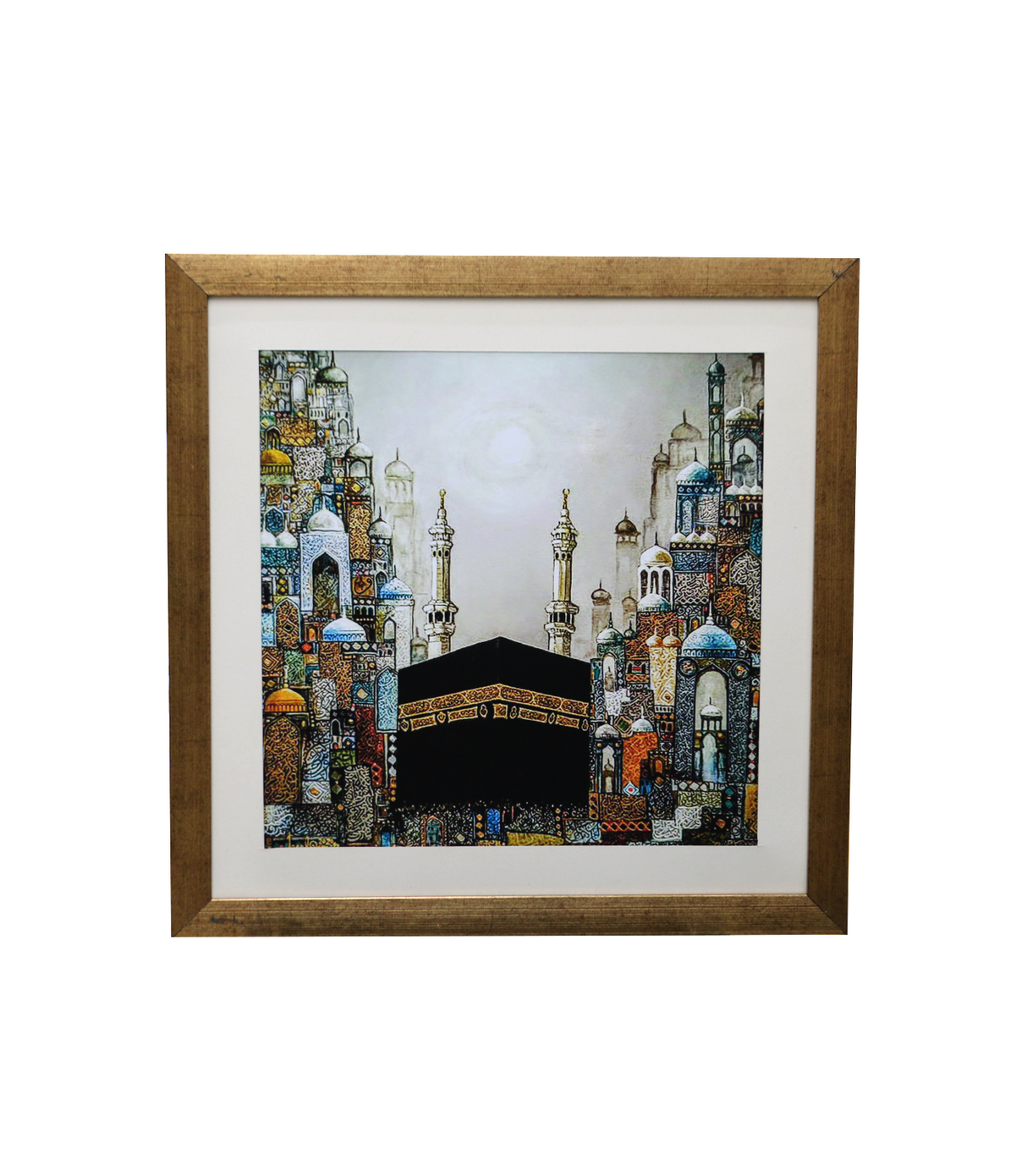 quranic calligraphy scenary frame 15x15